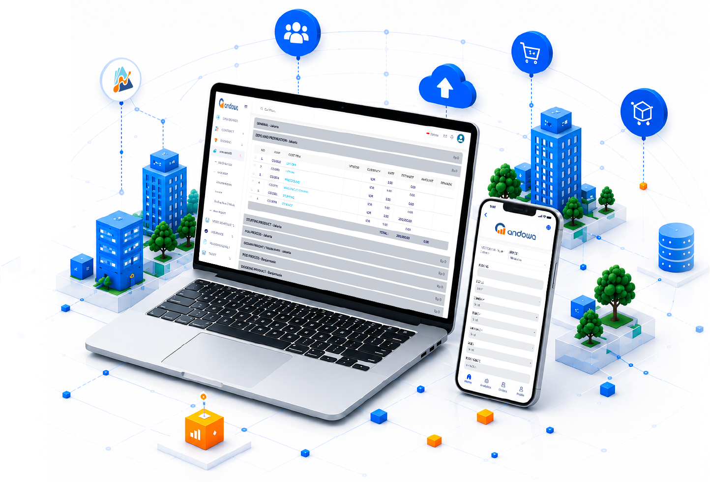 Devices with Digital Icons